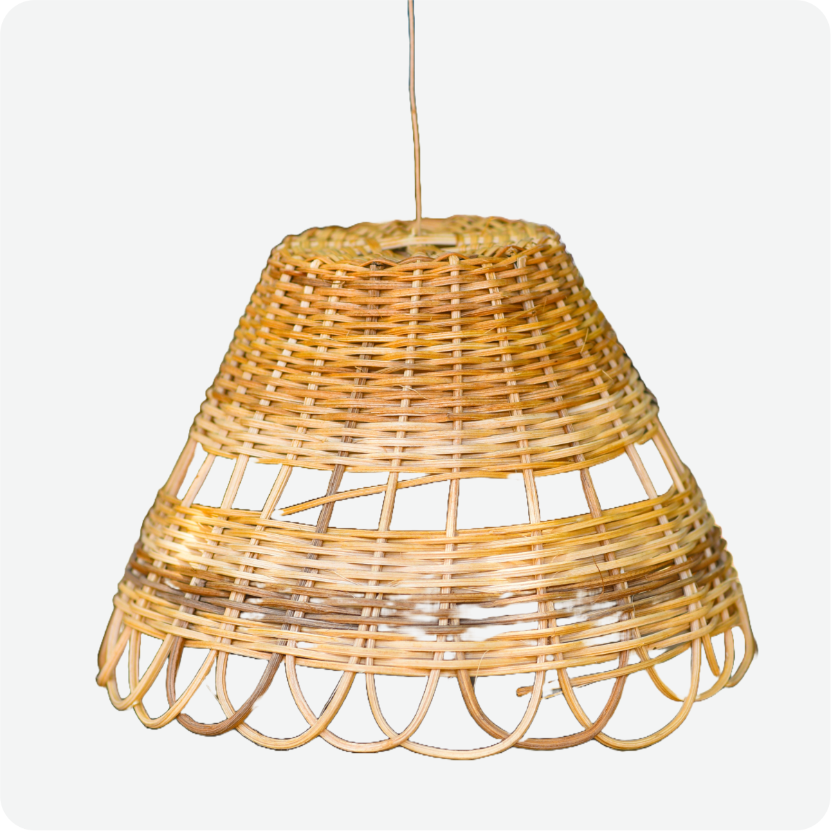 Prenium Hanging Woven Lampshade - Image 2