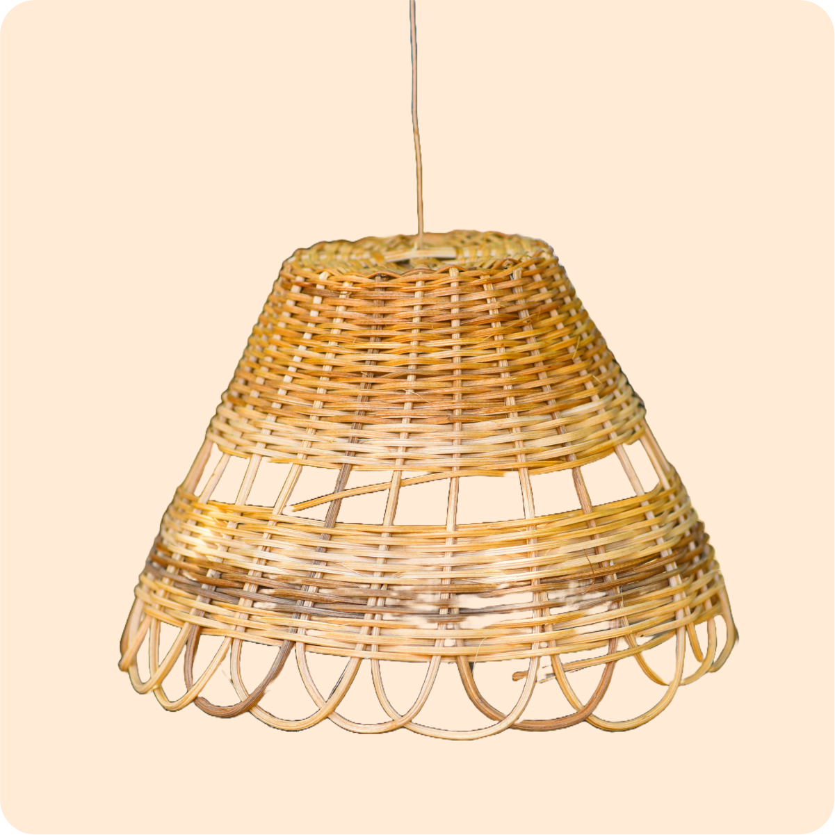 Premium Hanging Woven Lampshade