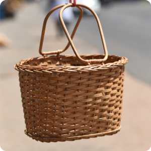Premium Woven Basket With Hand