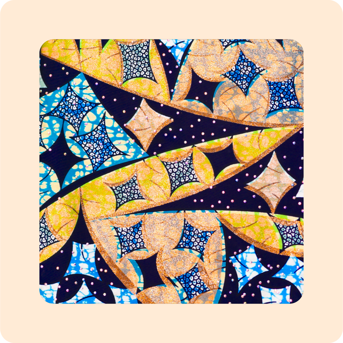 Super Half Piece Holland Fabric With Stones