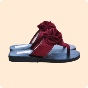 Wine Ladies Slippers Colour Design