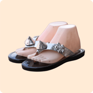 Ahenema Slippers Silver