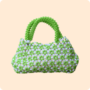 Beaded Greenish Bag