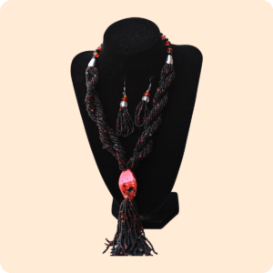 Beaded Necklace Black