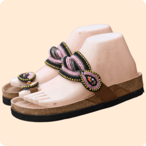 All White Beaded Bag