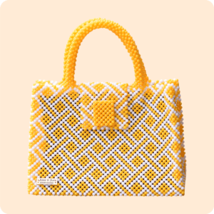 Dwakrom Colored Beaded Bag