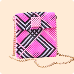 Multi Colored Beaded Bag