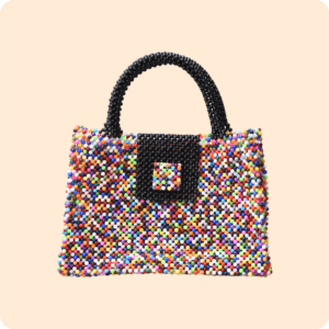 Dwakrom Multicolored Beaded Bag