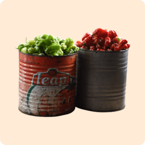 Red and Green Pepper